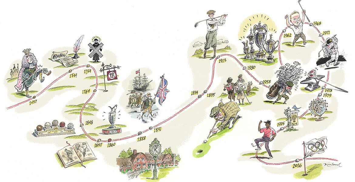 Illustrated history of golf
