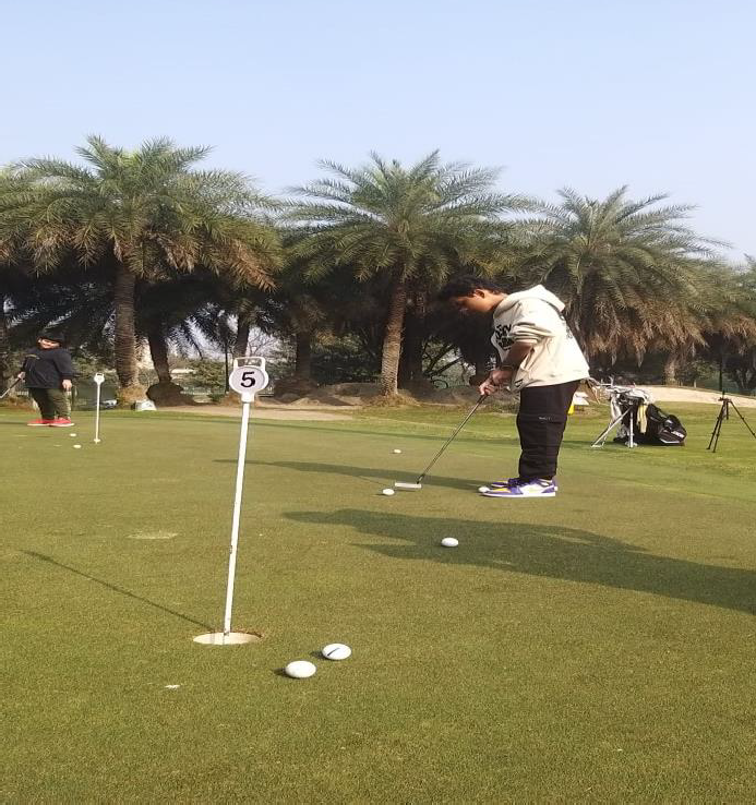 Individual golf coaching